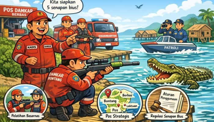 Perkuat Penanganan Satwa Liar, Disdamkartan Bontang Usulkan 5 Senapan Bius