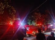 Kurang 10 Menit, Damkar Padamkan Kebakaran Pos Kamling RT 26