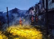 Kebakaran di Pasar Segiri, Puluhan Kios dan Ruko Ludes Terbakar
