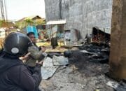 Dipicu Bakar Sampah, Ex Futsal Maharani Nyaris Terbakar