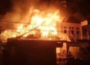 Kebakaran di Karang Rejo Balikpapan, Tiga Rumah Ludes Dilalap Api