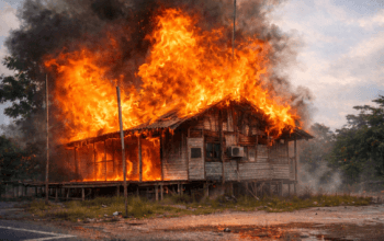 Kronologi Kebakaran Guntung: Diduga Anak Bermain Api