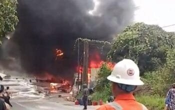 Kebakaran di Jalan Sultan Hasanuddin, Dua Motor Ikut Rusak