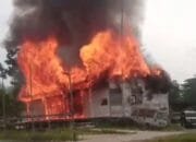 Kebakaran Pujasera Guntung Gegerkan Warga Bontang Jelang Buka Puasa