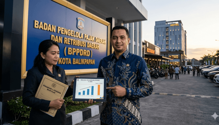 PAD Balikpapan Capai 18–20 Persen, Kepatuhan Wajib Pajak Mulai Meningkat