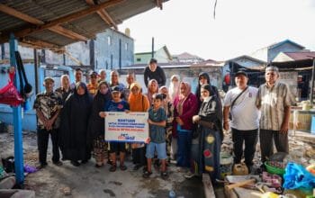 Kebakaran Berebas Tengah, Pupuk Kaltim Bantu Pemulihan Pascabencana Rp100 Juta