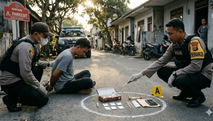 Buang Kotak Rokok, Pria di Bontang Justru Terungkap Simpan Sabu