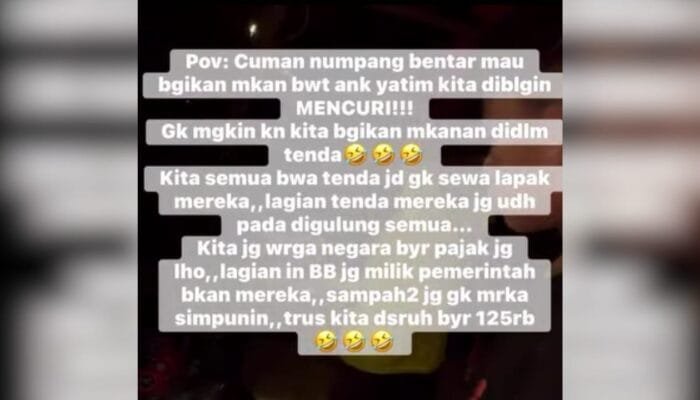 Viral! Warga Diusir di Pantai Beras Basah, Diduga Tak Sewa Tenda