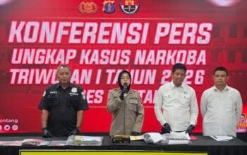 Dalam Tiga Bulan, Polres Bontang Ungkap 17 Kasus Narkoba