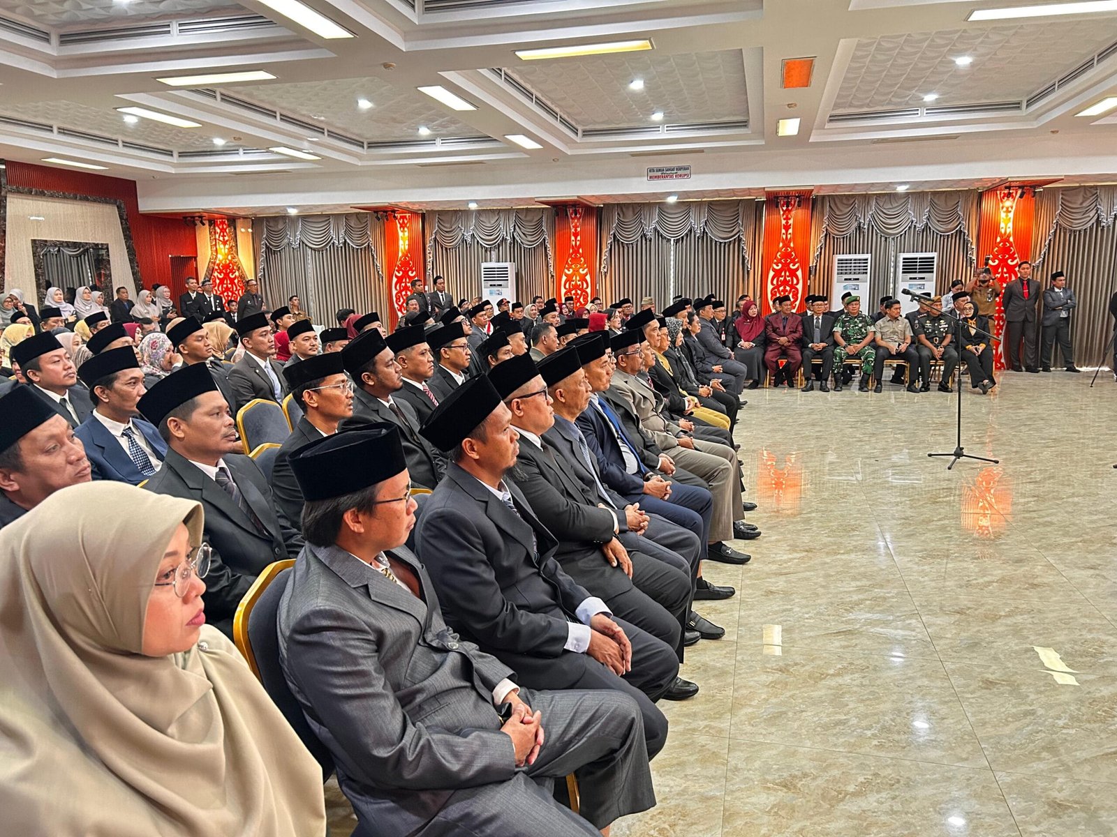 Pelantikan pejabat Pemkot Bontang. (FOTO: Lia Abdullah/NIUS.id)