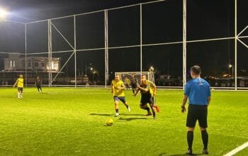 Setda Bontang Hajar DLH 3-1 di Hari Ketiga Dispopar Cup, Wawali Turun Bermain