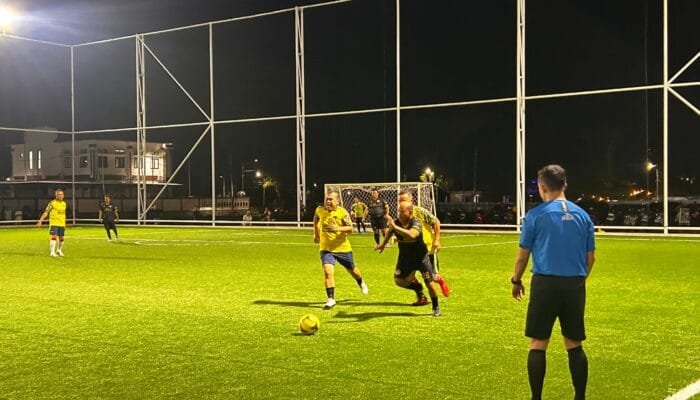 Setda Bontang Hajar DLH 3-1 di Hari Ketiga Dispopar Cup, Wawali Turun Bermain