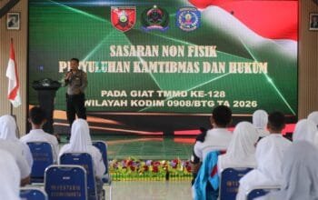 Bangun Kesadaran Hukum, TMMD 128 Libatkan Pelajar di Bontang