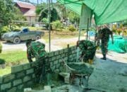 TMMD 128 Tak Hanya Infrastruktur, Fasilitas Ibadah Warga Juga Diperhatikan