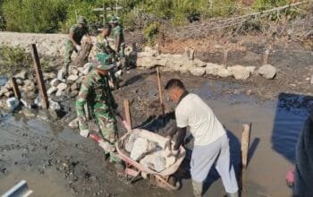 TMMD 128 Bontang Kebut Pembuatan Jalan, Akses Warga Segera Terbuka