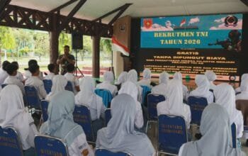 Jadi Prajurit Itu Gratis, Kodim Bontang Edukasi Pelajar Lewat TMMD