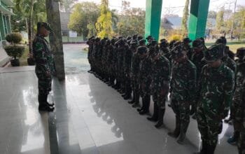 Apel Pagi TMMD 128, Pasiter Tekankan Disiplin dan Keselamatan Kerja