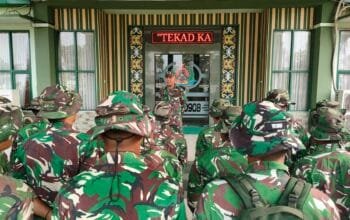 Pastikan Program Tepat Sasaran, Satgas TMMD 128 Bontang Rapatkan Barisan