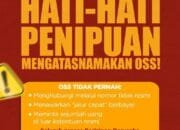 Marak Penipuan Berkedok OSS, DPMPTSP Bontang Minta Masyarakat Lebih Hati-hati