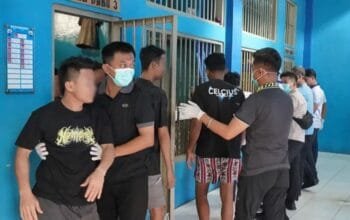 Lapas Bontang Intensifkan Deteksi Dini, Razia Gabungan Digelar di Blok Hunian