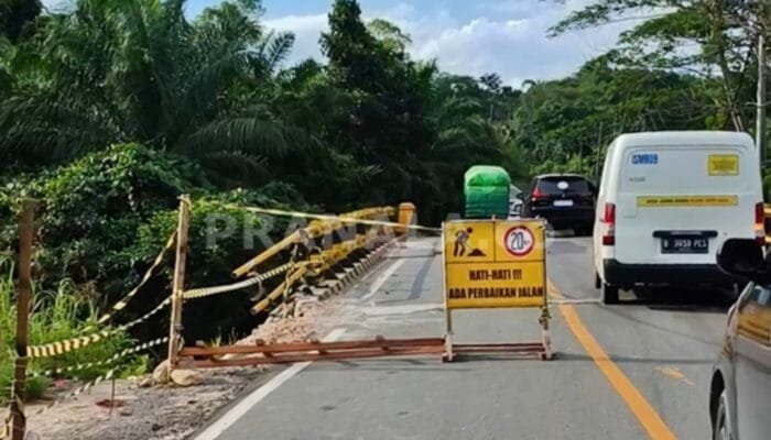 Akses Vital Terganggu, Kendaraan Berat Dibatasi di Jembatan Sangkima