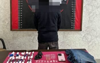 Polisi Ringkus AWH di KM 10, Sabu Disembunyikan dalam Bungkus Makanan