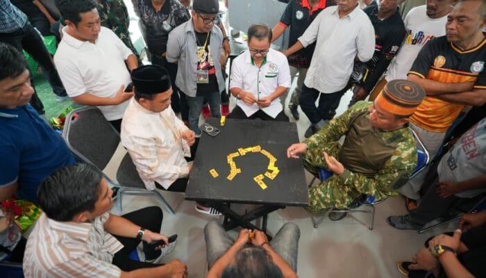 Ratusan Peserta Ramaikan Turnamen Domino Dandim Cup di Bontang