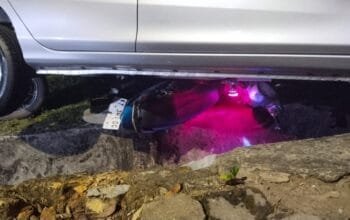 Kecelakaan Malam Hari di Bontang, Berawal dari Kendaraan Berhenti Mendadak