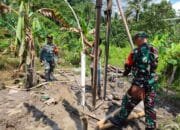 Harapan Air Bersih Warga Gunung Telihan Makin Dekat Lewat Program TMMD
