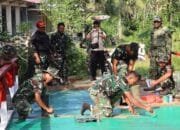 Pastikan TMMD 128 Lancar, Dandim Bontang Tinjau Progres Pembangunan Jembatan