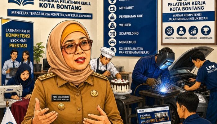 Wali Kota Minta LPK di Bontang Promosi Media Online