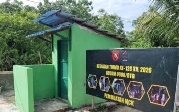 Progres TMMD Ke-128 Kodim 0908/Bontang di Muara Badak Hampir Rampung