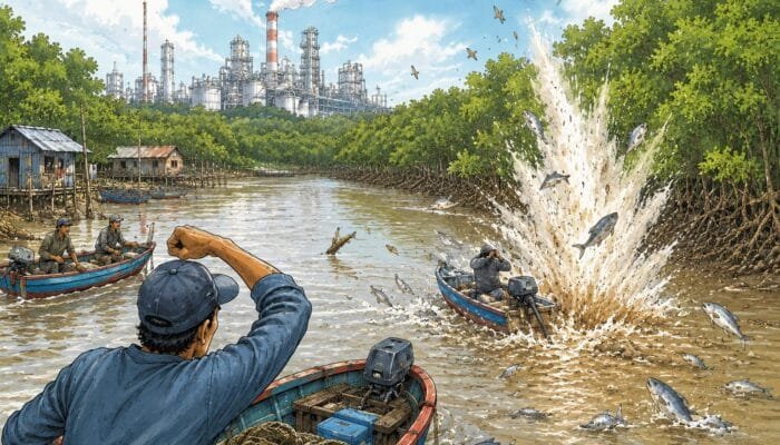 Nelayan Guntung Keluhkan Pengebom Ikan