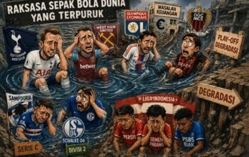 Raksasa-Raksasa Sepak Bola Dunia yang Terpuruk: Dari Tottenham, Sampdoria, hingga Persis Solo