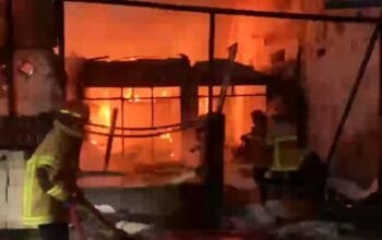 Rumah Mewah di Graha Indah Balikpapan Ludes Terbakar