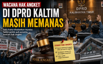 Hitung-hitungan Politik Hak Angket DPRD Kaltim, Golkar Jadi Penentu