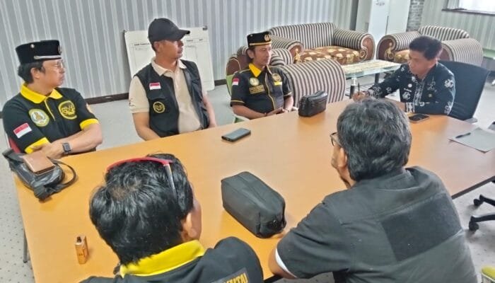 Bangun Sinergi, Laskar Kepatihan Kutai Sambangi Kesbangpol Bontang