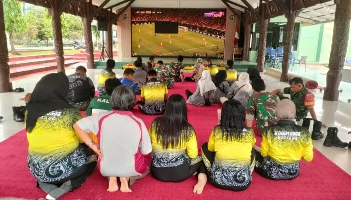 Nobar Piala Dunia 2026, Kodim 0908/Bontang Perkuat Silaturahmi dan Semangat Persatuan