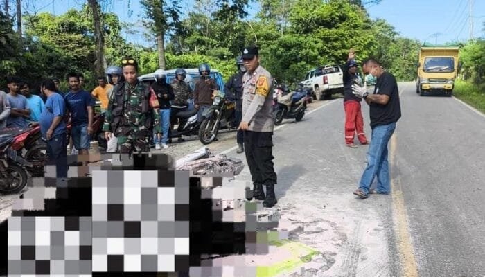 Lubang Jalan Kembali Makan Korban, Dua Pemotor Tewas dalam Kecelakaan Tragis di Bengalon