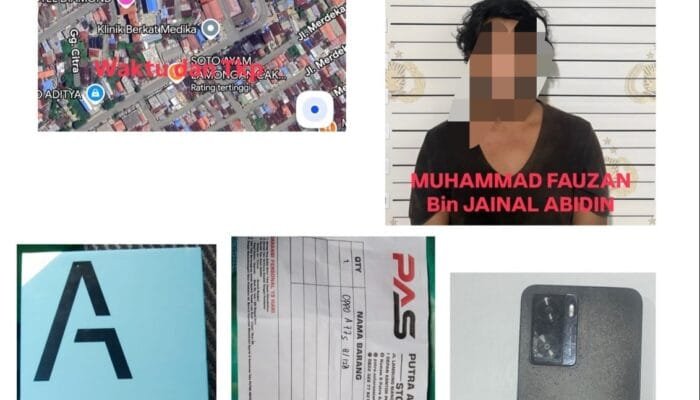 Terekam CCTV, Pemuda di Samarinda Ditangkap Usai Curi Ponsel Pedagang Buah yang Tertidur