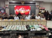 Sabu 40 Kg Jalur Kaltim-Sulsel Digagalkan di Parepare, Lima Tersangka Ditangkap