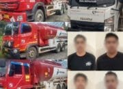 Empat Pelaku dan Empat Truk Pengangkut Pertalite Subsidi Diamankan Ditpolairud Polda Kaltim