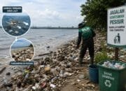 DLH Sebut Arus Laut Ikut Picu Penumpukan Sampah di Pesisir Bontang