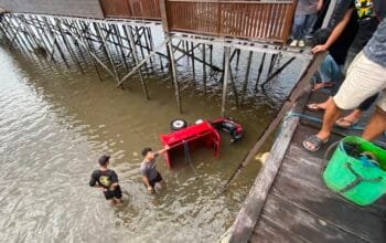 Motor Tiga Roda di Bontang Kuala Kembali Tercebur ke Laut