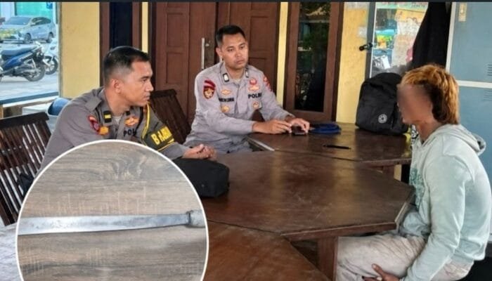 Acungkan Parang ke Pemancing, Pria di Samarinda Ditangkap Satpolairud