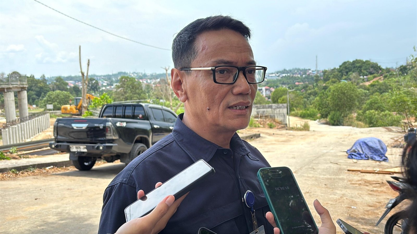 Kepala DLH Kota Balikpapan, Sudirman Djayaleksana. (Syahrul/Nius.id)