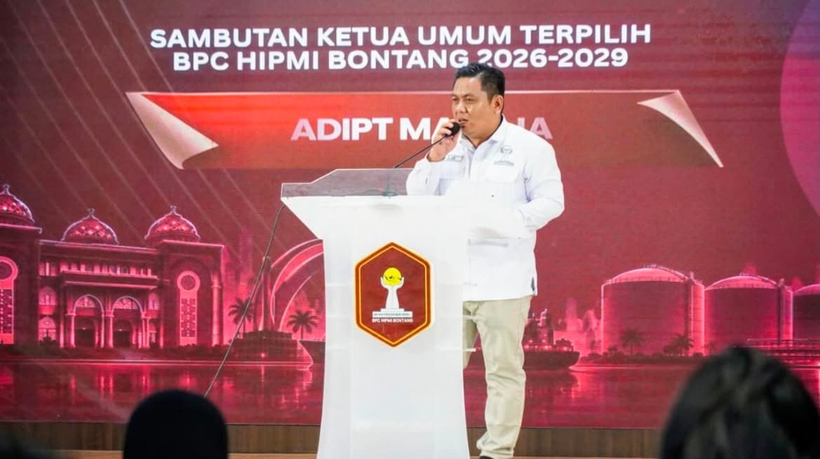 Ketua HIPMI Bontang periode 2026–2029, Adipt Maraja. (FOTO: A/NIUS.id)