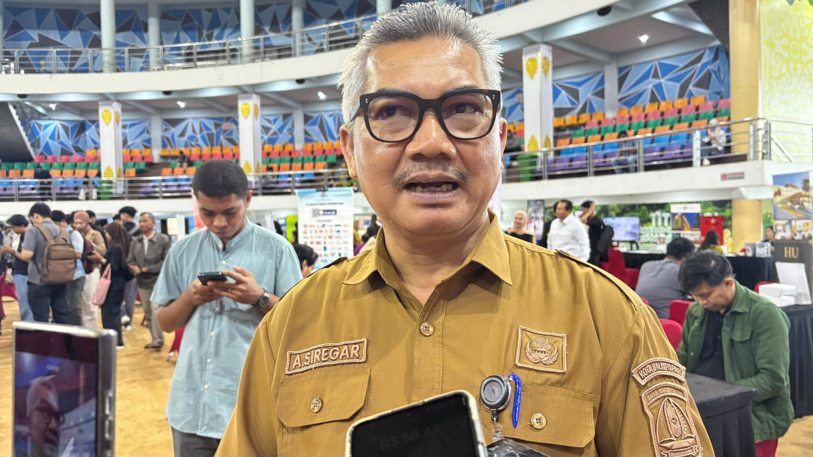 Kepala Disnaker Kota Balikpapan, Adamin Siregar. (Syahrul/Nius.id)