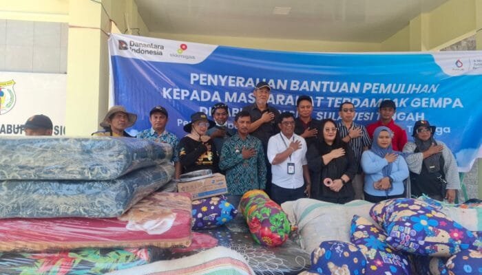 Badak LNG Salurkan Bantuan Pascagempa Sigi