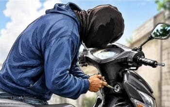 Terekam CCTV Masjid, Pencuri Motor Yamaha Mio di Bontang Dibekuk di Kutim